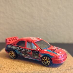 2014 Hot Wheels Red Subaru Impreza Rally El Segundo # 914 Leeway